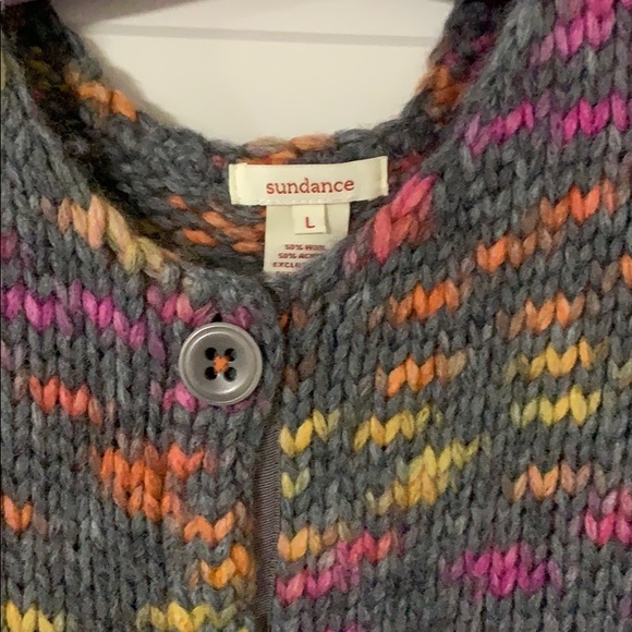 Sundance Pebbled Shores Wool Long cardigan - Picture 2 of 3